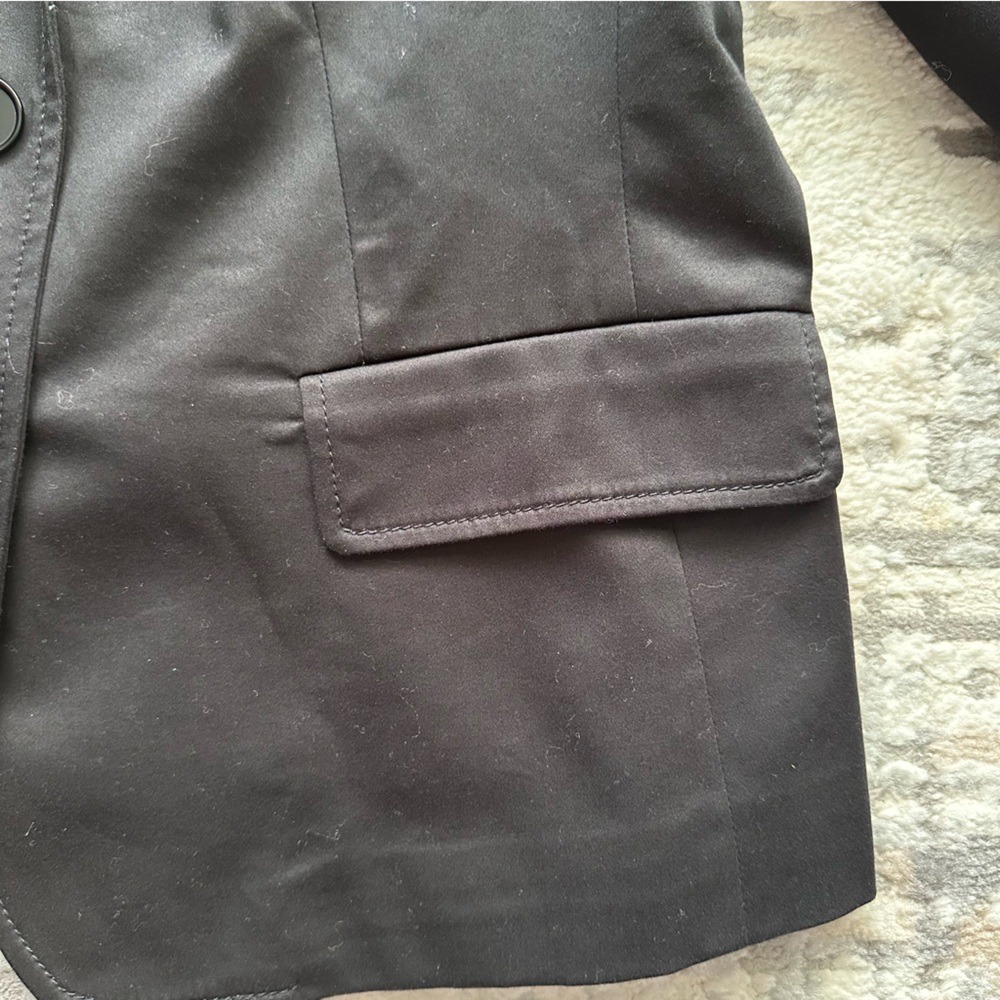 Talbots 3 Button Single Breasted Blazer Sz 12 Cot… - image 4